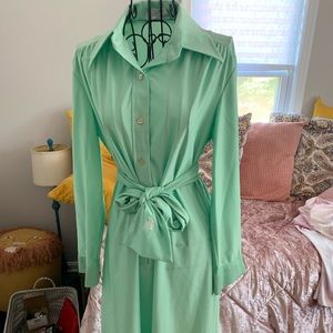 Vintage Lanvin wrap dress size 10